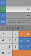 Hex,Dec,Oct,Bin(Dev Calc) screenshot 1