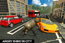 Wild Rhino Family Jungle Simulator screenshot 0