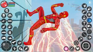 Flash speed hero: juegos de simulador de crimen screenshot 4
