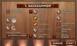 Backgammon Spiel screenshot 3