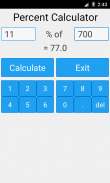 Por ciento de la calculadora screenshot 1