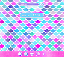 Cute Wallpaper Mermaid Scales Theme screenshot 0