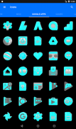 Bright Cyan Icon Pack ✨Free✨ screenshot 7