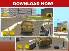 Russian Army Jeep Parking - Extreme Parking Rush screenshot 9