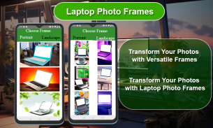 Laptop Photo Frame Editor screenshot 1