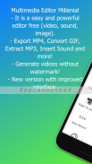 Multimedia Editor Millenial: Video, Images & Sound screenshot 4