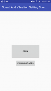 Sound And Vibration Settings Shortcut screenshot 0