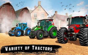 Tractor Farming Driving Games screenshot 0