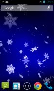 Snowflake 3D Live Wallpaper screenshot 3