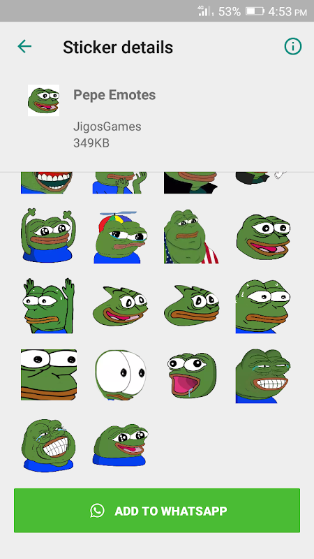 PEPEGA Telegram video stickers