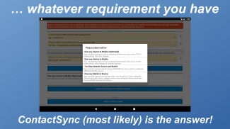 ContactSync trial screenshot 2