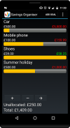 Savings Organiser screenshot 0