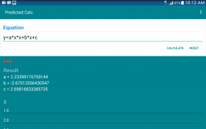 Predicted Calc screenshot 0