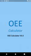 OEE Calculator screenshot 0