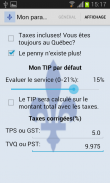 Tip, Taxes et Partage screenshot 2