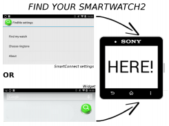 Find Me 2in1 for SmartWatch 2 screenshot 1