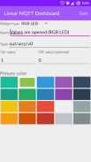 Linear MQTT Dashboard screenshot 5