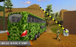 Xe buýt quân đội lái xe - vận chuyển huấn luyện screenshot 11