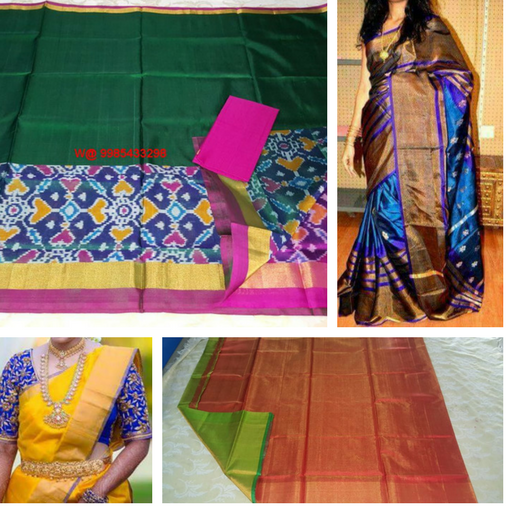 Party Wear Printed Uppada Fancy Pochampally Silk Sarees, 5.5 m (separate  blouse piece) at Rs 600 in East Godavari