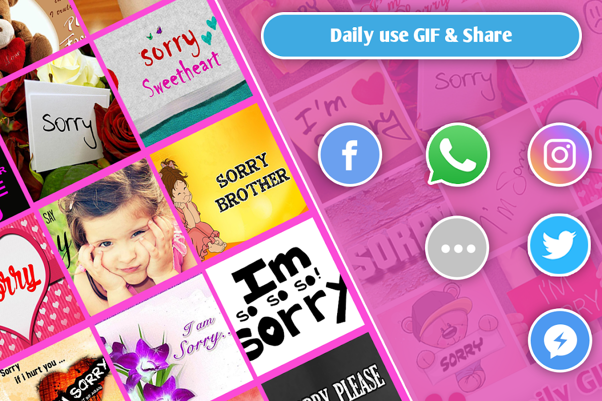 Sorry GIF - APK Download for Android | Aptoide