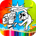Coloring Adventure Time Games