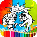 Coloring Adventure Time Games Icon