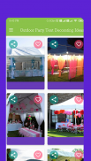 Outdoor Party Tent Decorating Ideas screenshot 5