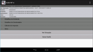 NFe Visualizador screenshot 0