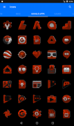 Red Orange Icon Pack screenshot 11