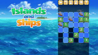 Islands and Ships logic puzzle screenshot 7