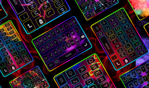 Neon LED Keyboard RGB Colors screenshot 0