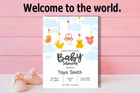 Baby Shower Invitation Maker screenshot 0