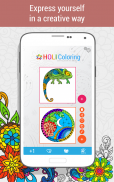 Holi Colouring Book for Adults screenshot 6