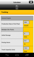 Caterpillar Paving Calculator screenshot 1