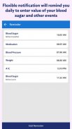 Glucose: Blood Sugar Logs screenshot 3