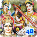 4D Saraswati Live Wallpaper