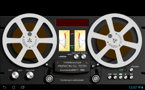 Piereon GL-707A folder player vintage VU-meter screenshot 7