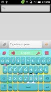 GO Keyboard Sunshine theme screenshot 0