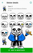 Sans Undertale and Deltarune Stickers for WhatsApp screenshot 3