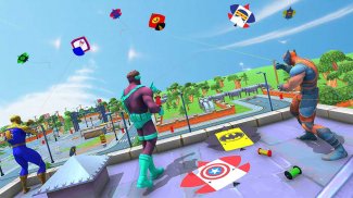 Superhero Kite Flying Games screenshot 2