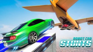 Mega Ramp Robot Car Stunts  : New Games 2020 screenshot 1