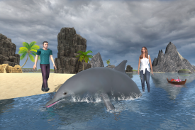 Dolphin Transport Passenger Beach Taxi Simulator screenshot 13
