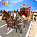 Horse Taxi 2019: Offroad City Transport Game Icon