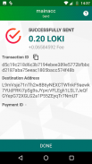 Loki Wallet screenshot 1