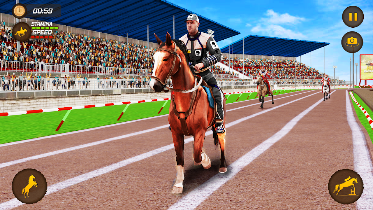 Jogo de corrida de cavalo Horse Durby = corrida de cavalos 2020 gameplay  Android 