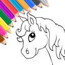 Coloring Animals for Kids Game Icon