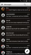 SMS Messages Gloss WhiteBlack screenshot 2