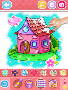 Glitter House coloring and drawing for Kids screenshot 10