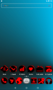 Flat Black and Red Icon Pack screenshot 8