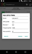 Remote GPIO control client screenshot 6